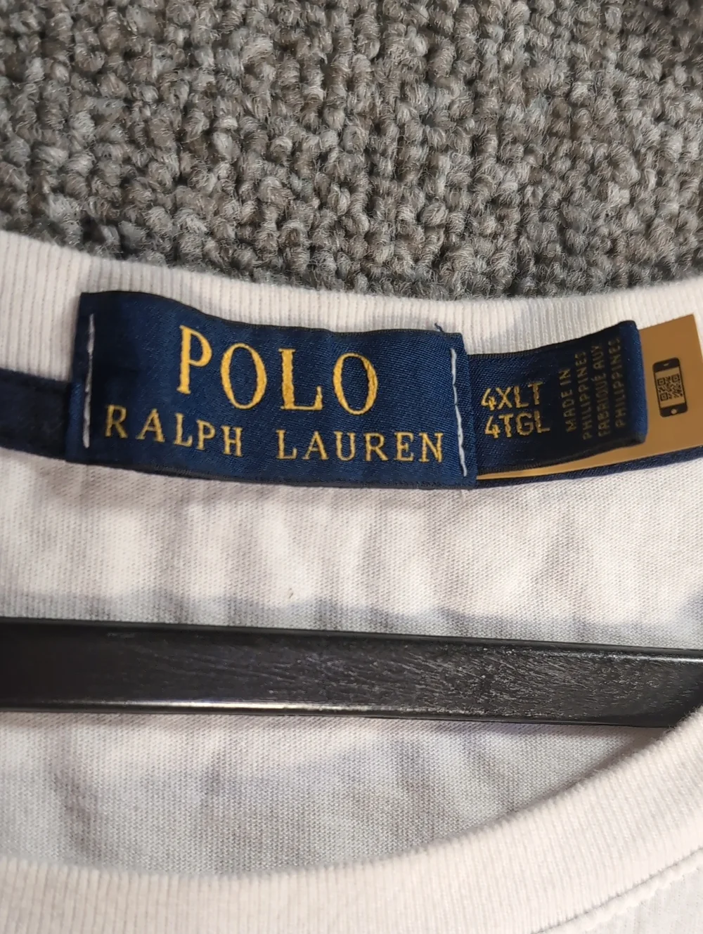 Polo Ralph Lauren Colorblock 1967 USA Shield Logo T-Shirt White Red Navy Sz 4XL